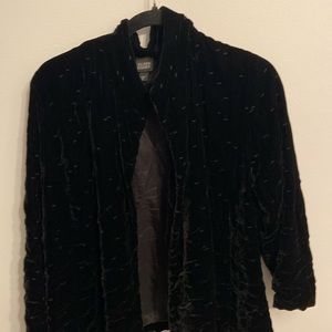 Eileen Fisher, extra large velvet short jacket